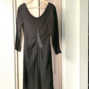 Vintage 50s Mitzi Marlow Rhinestone Wiggle Dress